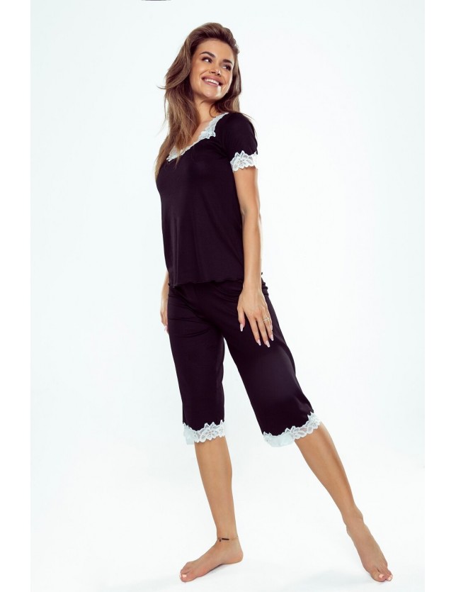 Elegáns női pizsama Eldary Aster Plus kr/r 2XL-3XL