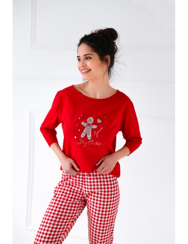 Meleg női pizsama  Sensis Christmas Cookie 3/4 S-XL