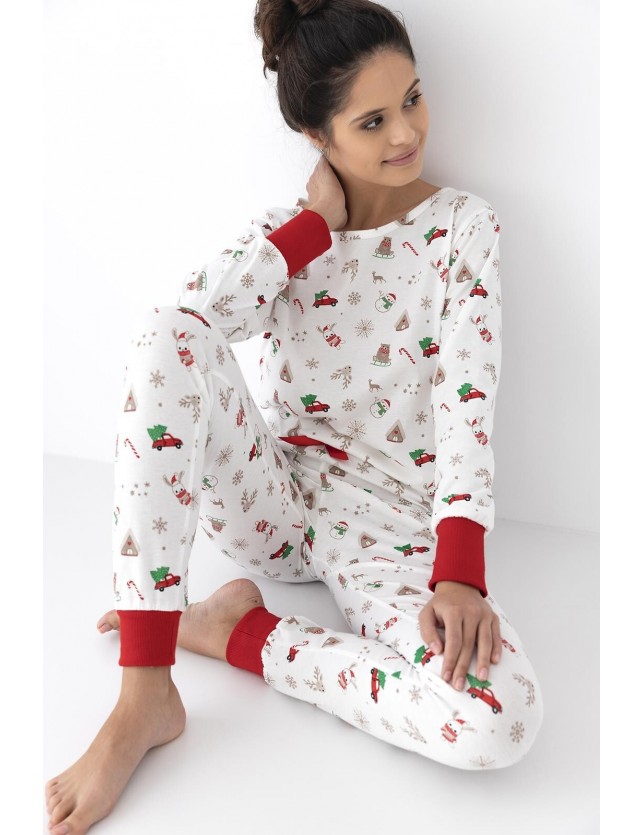 női pizsama  Sensis Samantha dł/r Christmas S-XL