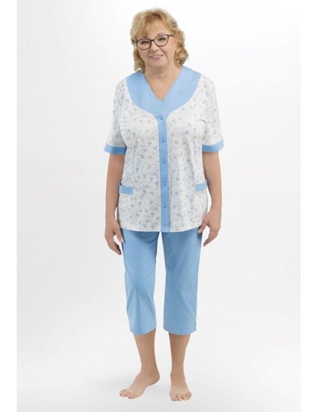 Gombos női pizsama Honorata 211 kr/r M-2XL